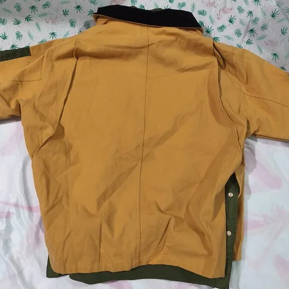 Carhartt X Sacai Khaki Faux Two-Piece Jacket - Picture 3 of 11